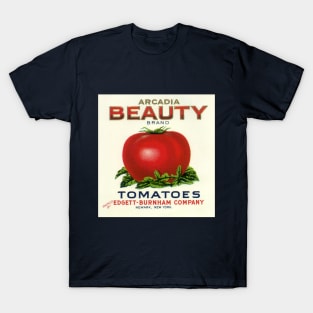 Vintage Arcadia Beauty Fruit Crate Label T-Shirt